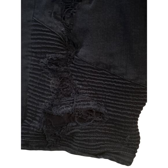 GUC Jordan Craig Legacy Edition Black Denim Distressed Shorts Aaron Size 40 - Picture 2 of 9